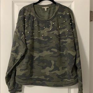 Express camo sweatshirt